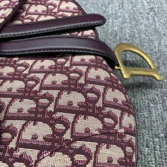 100% Authentic Dior Saddle Small Cloth Crossbody Bag - Picture 13 of 16